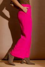 Hot Pink Euro Wide Leg Pant Hot Pink