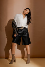 White Bustier Shirt