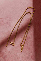 Gold Venetian Horn Necklace