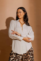 Putty Piped Blogger Shirt