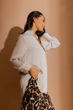Putty Piped Blogger Shirt