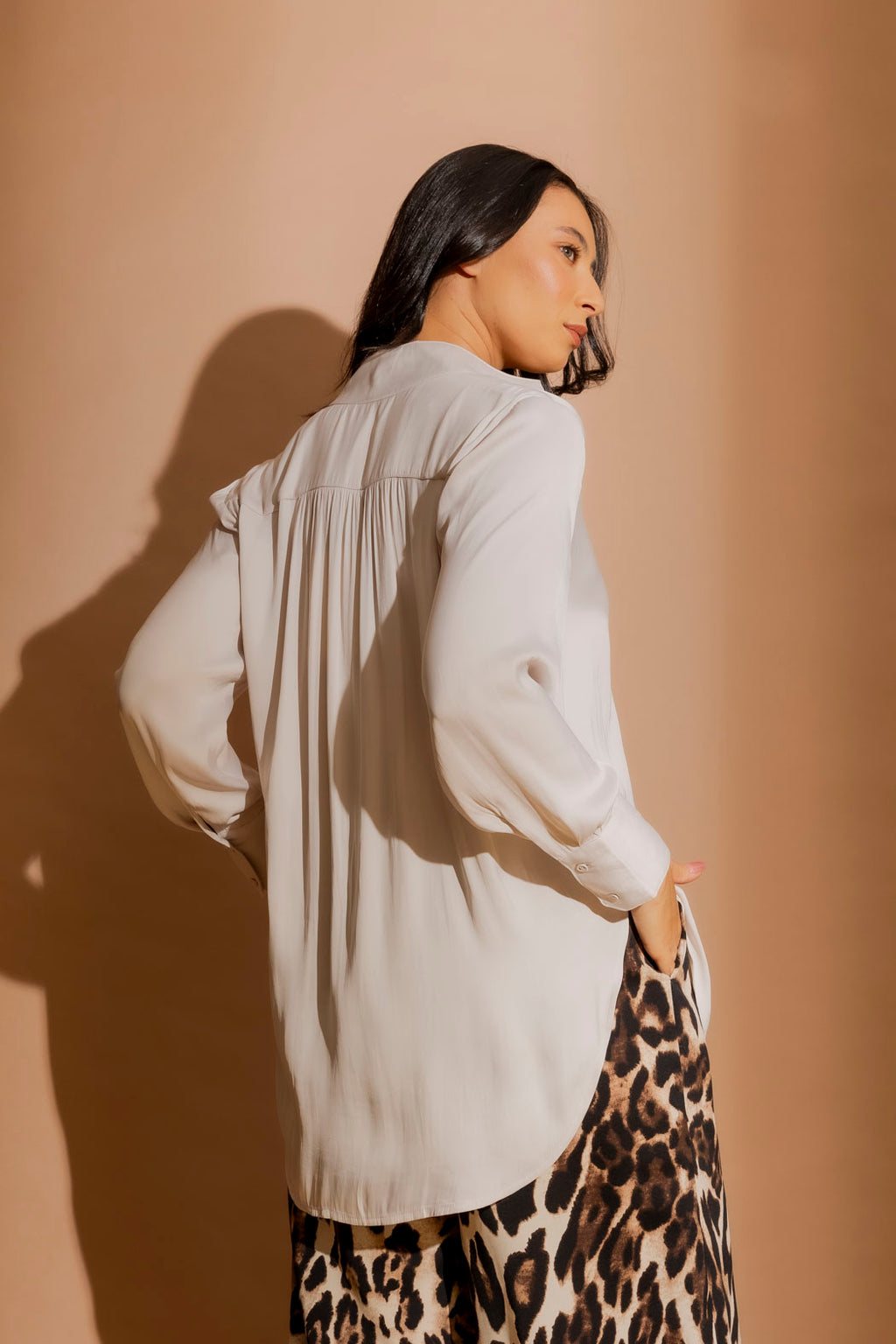 Putty Piped Blogger Shirt