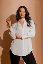 White Blogger Shirt