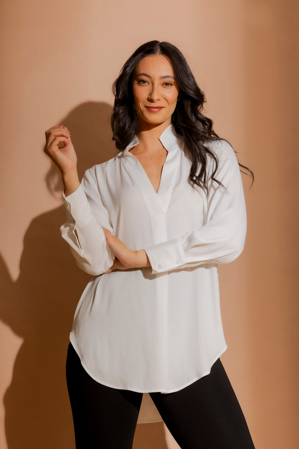 White Blogger Shirt