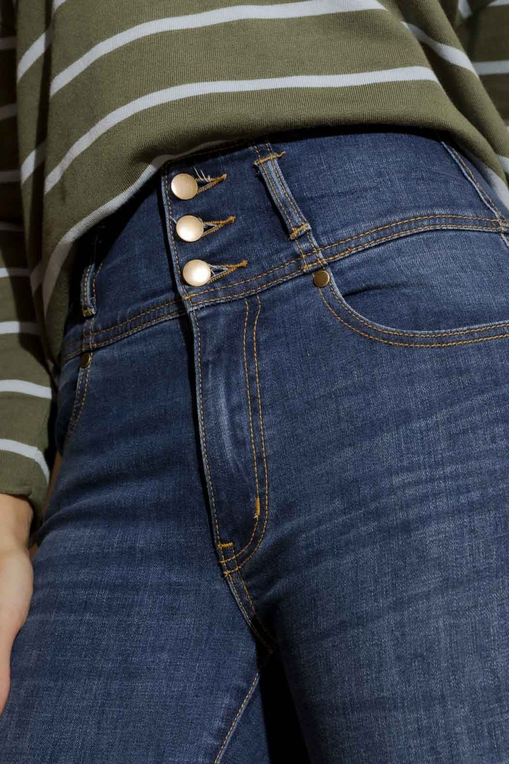 Mid Denim Corset Miracle Jean Mid Denim