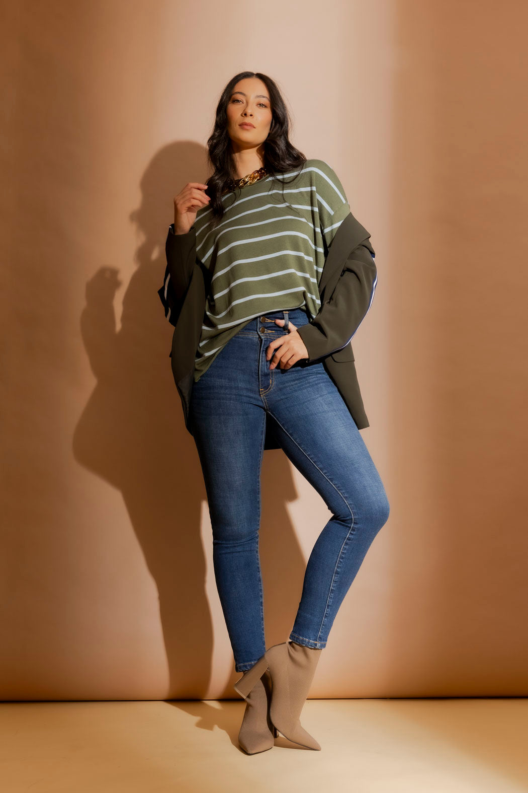 Mid Denim Corset Miracle Jean Mid Denim