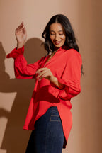 Red Femme Blogger Shirt