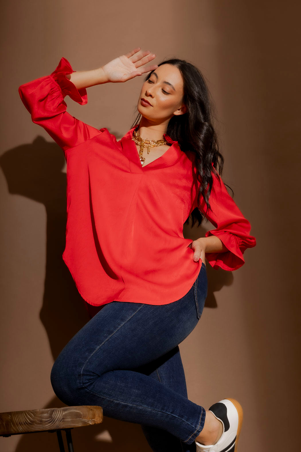 Red Femme Blogger Shirt