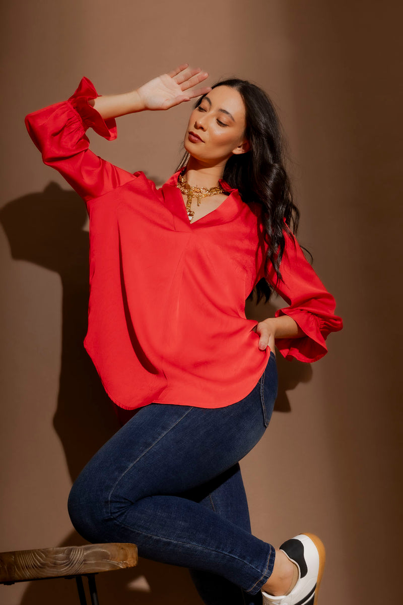 Red Femme Blogger Shirt