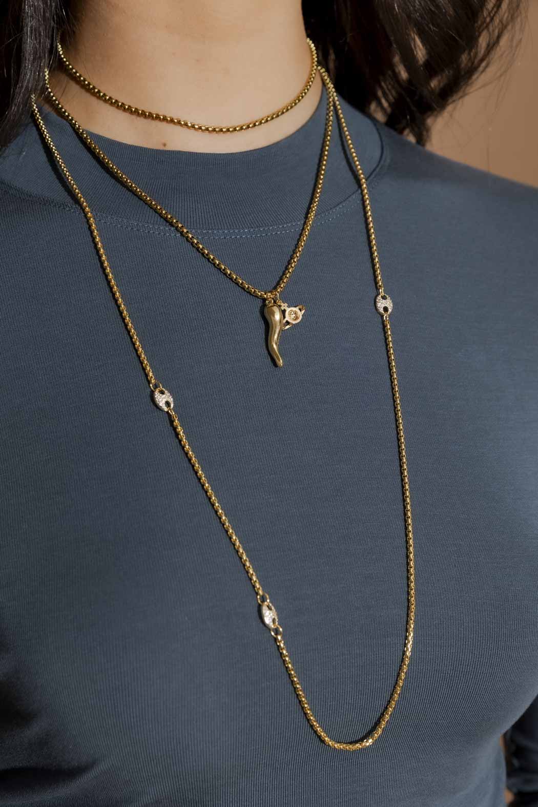 Gold Venetian Necklace Set