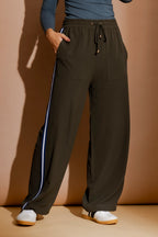 Khaki Stripe Sport Pant