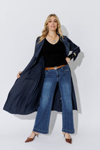 Mid Denim Wide Leg Jean