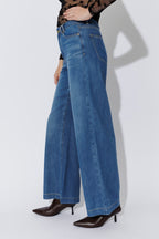 Dark Wash Soft Wide Leg Jean