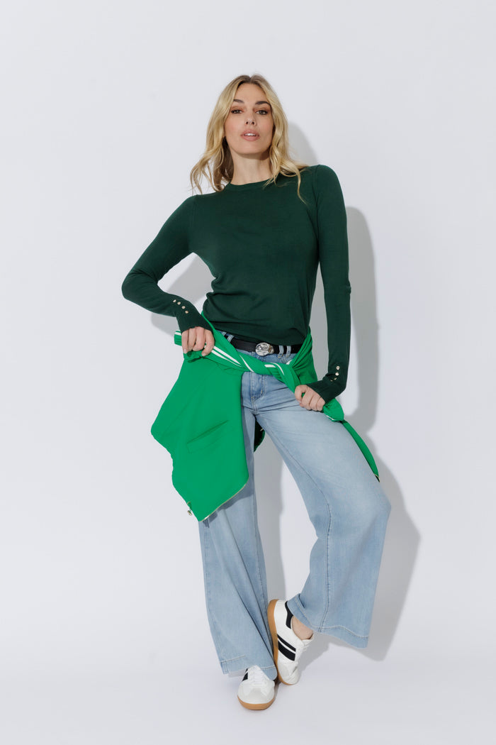 Light Wash Soft Wide Leg Jean