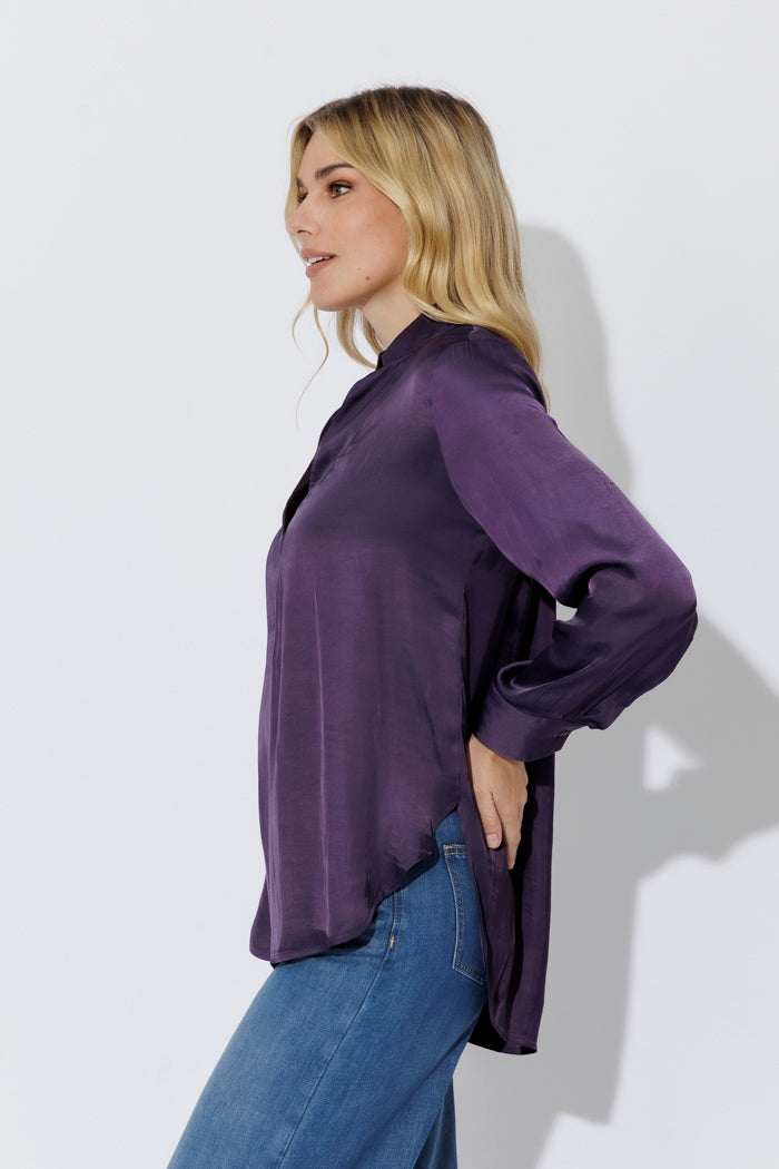 Purple Glow Milan Blogger Shirt