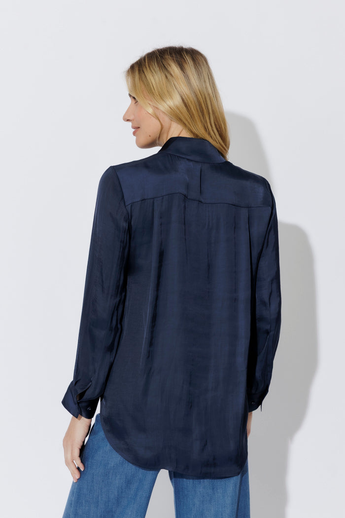 Navy Glow Milan Blogger Shirt