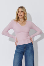 Soft Pink Tencel Lust Top