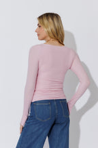Soft Pink Tencel Lust Top