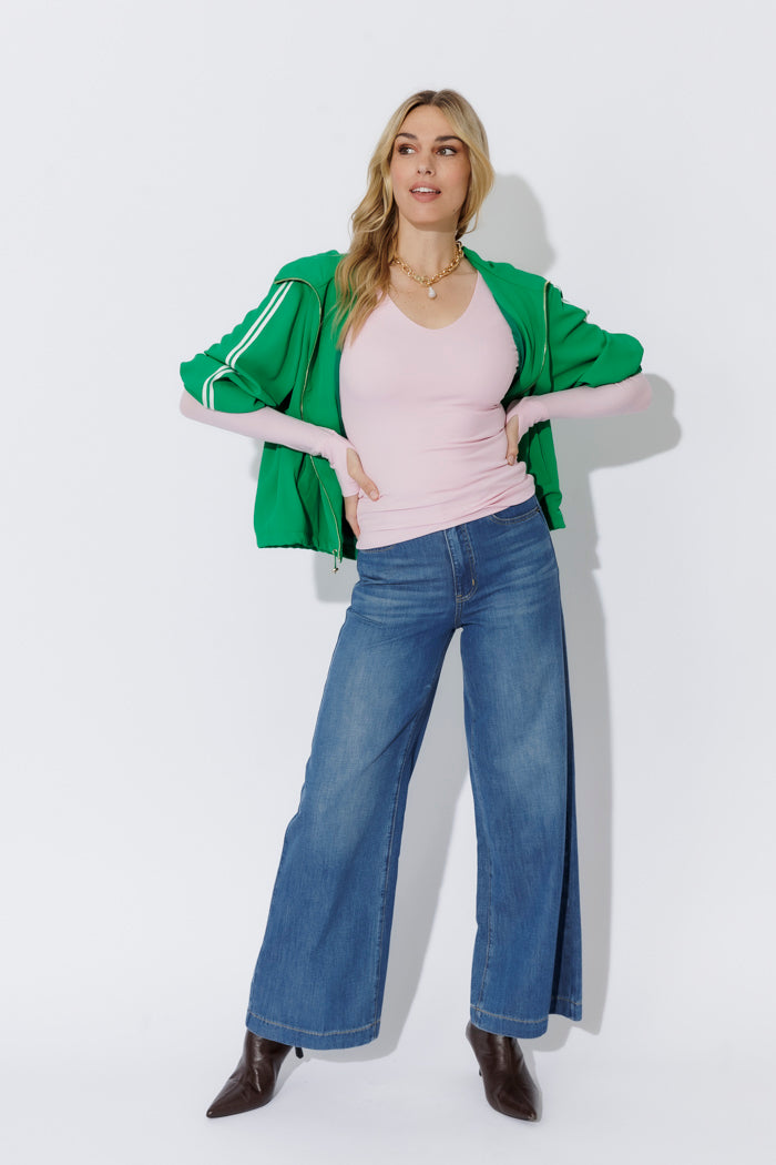 Soft Pink Tencel Lust Top