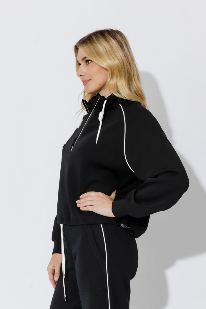 Black Scuba Hamptons Jumper