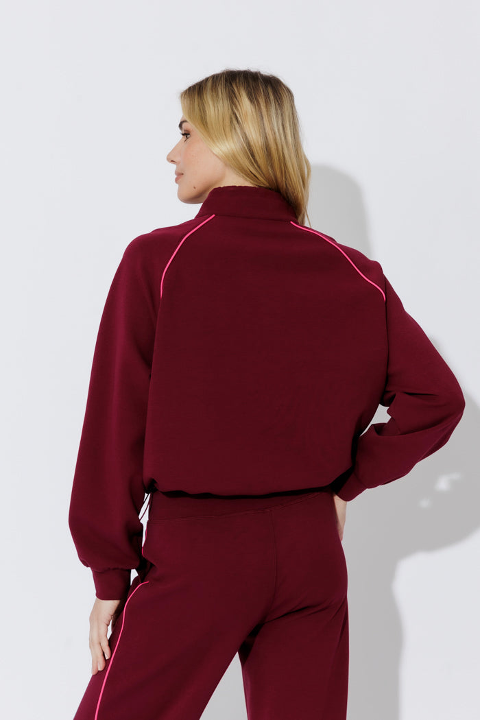 Raspberry Scuba Hamptons Jumper