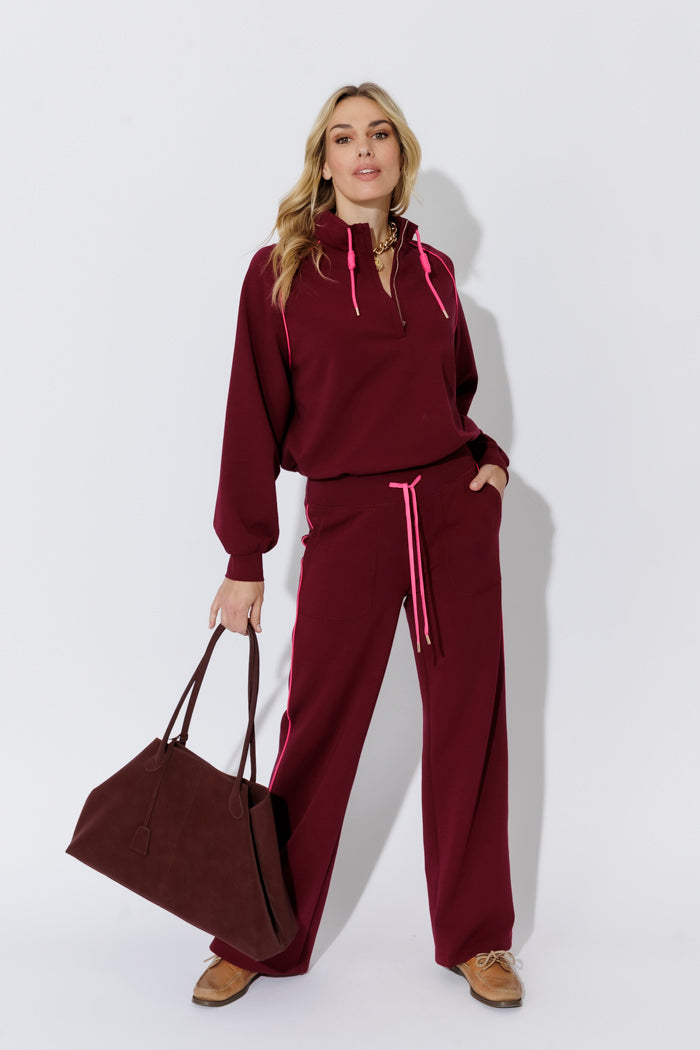 Raspberry Scuba Hamptons Jumper