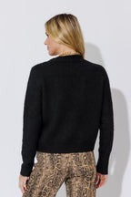 Black Fluffy Cardi