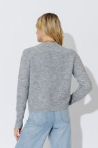 Grey Fluffy Cardi