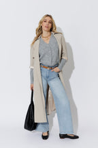 Grey Fluffy Cardi