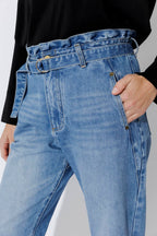 Mid Denim Paperbag Jean