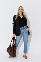 Mid Denim Paperbag Jean