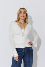 White Tencel Lust Top