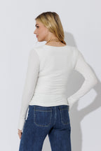 White Tencel Lust Top