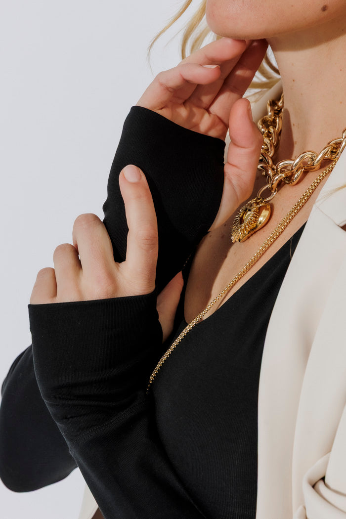 Black Tencel Lust Top