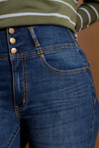 Mid Denim Corset Miracle Jean Mid Denim