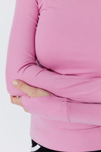 Pink Tencel Crew Lust Top