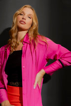 Pink Midi Asana Shirt