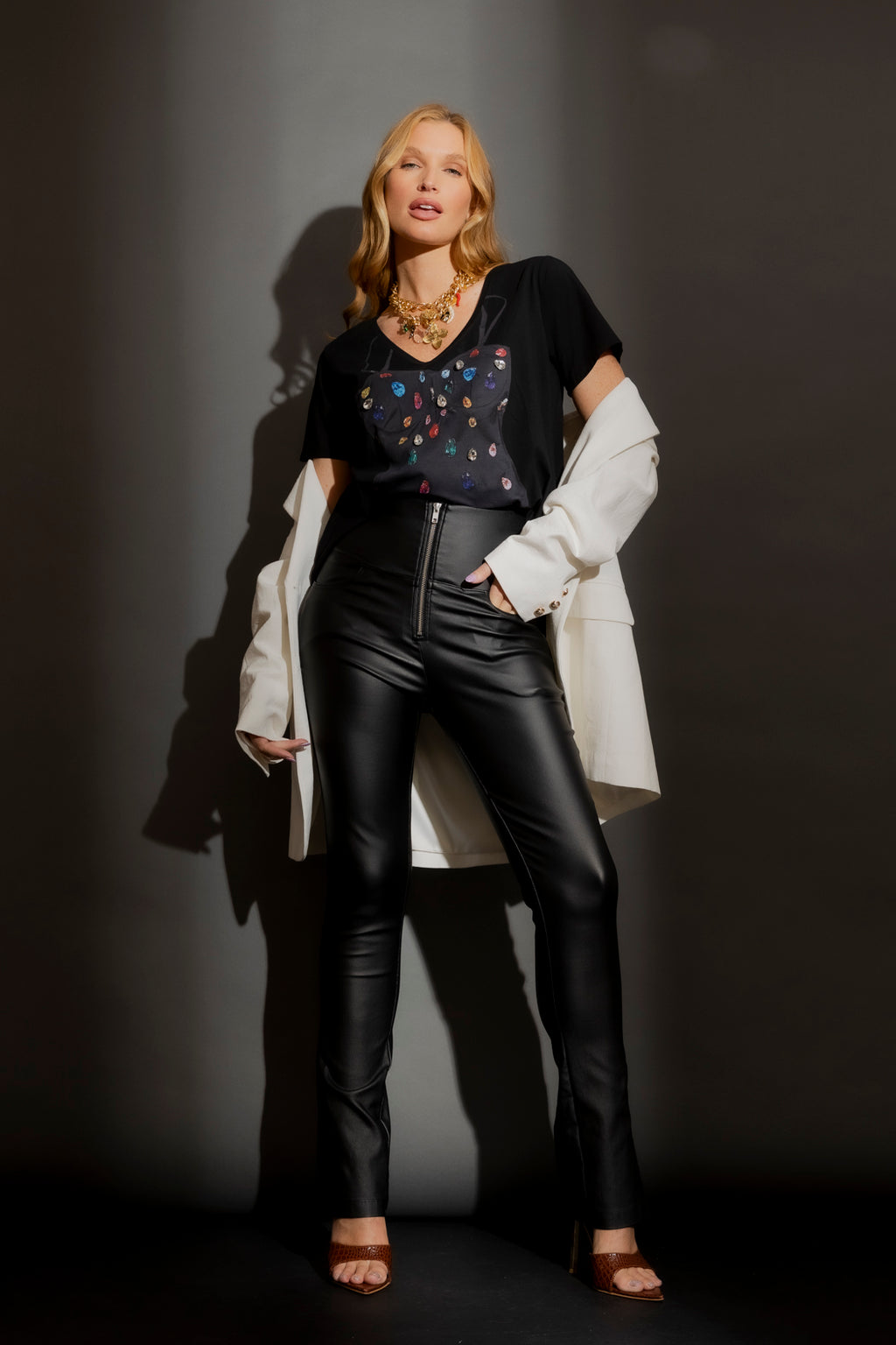 Gold Plated Charm Necklace