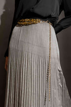 Double Strand Chain Belt Gold