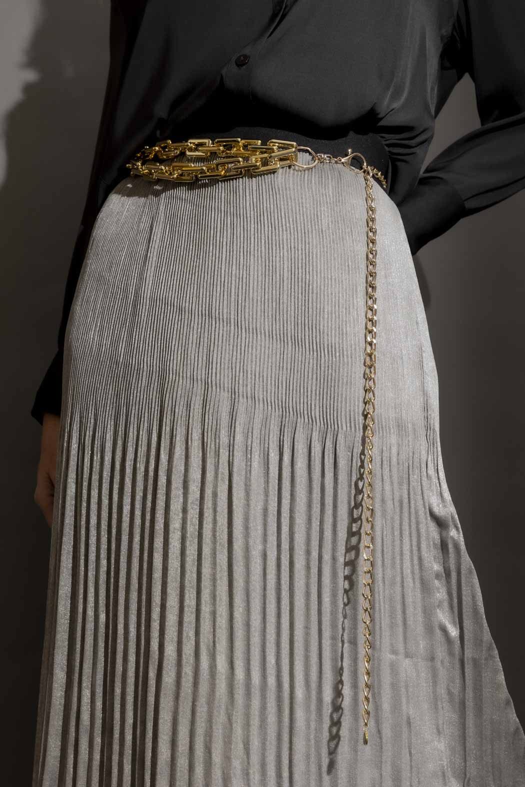 Double Strand Chain Belt Gold