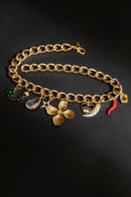 Gold Plated Charm Necklace