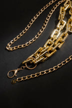 Double Strand Chain Belt Gold