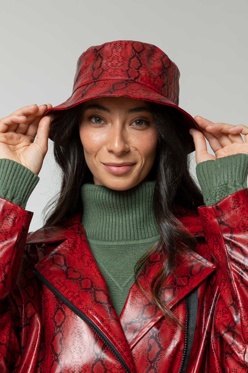Red Waterproof Hat - FINAL SALE