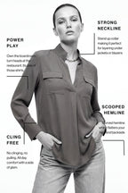 Black Luxury Cargo Blogger Shirt