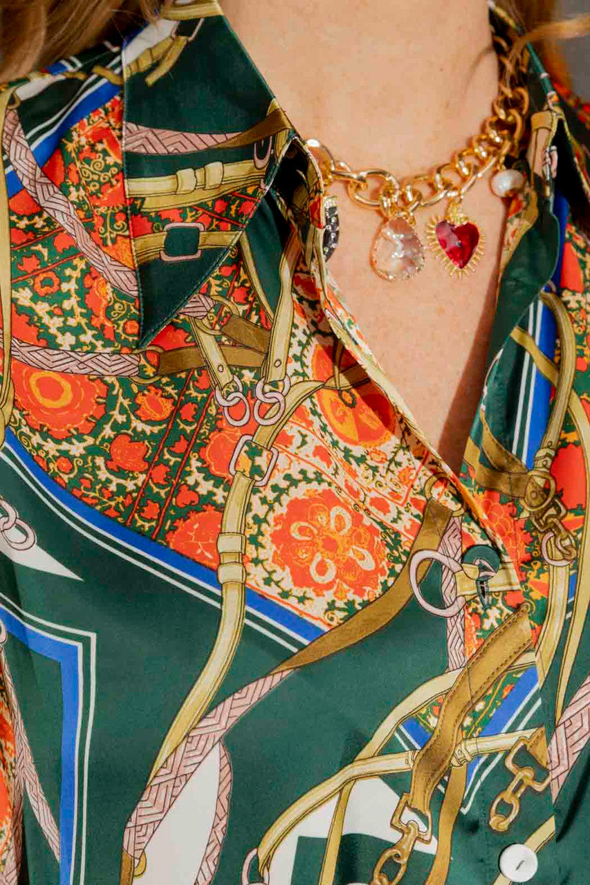 Forest Silky Zhoush Shirt