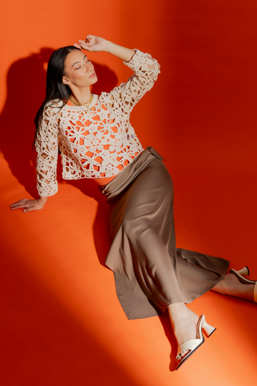 Cocoa Tie Waist Skirt