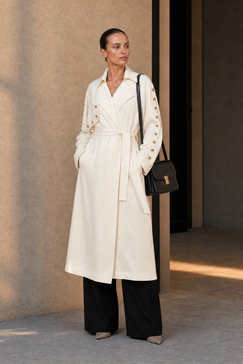 Ivory Lustra Dome Trench