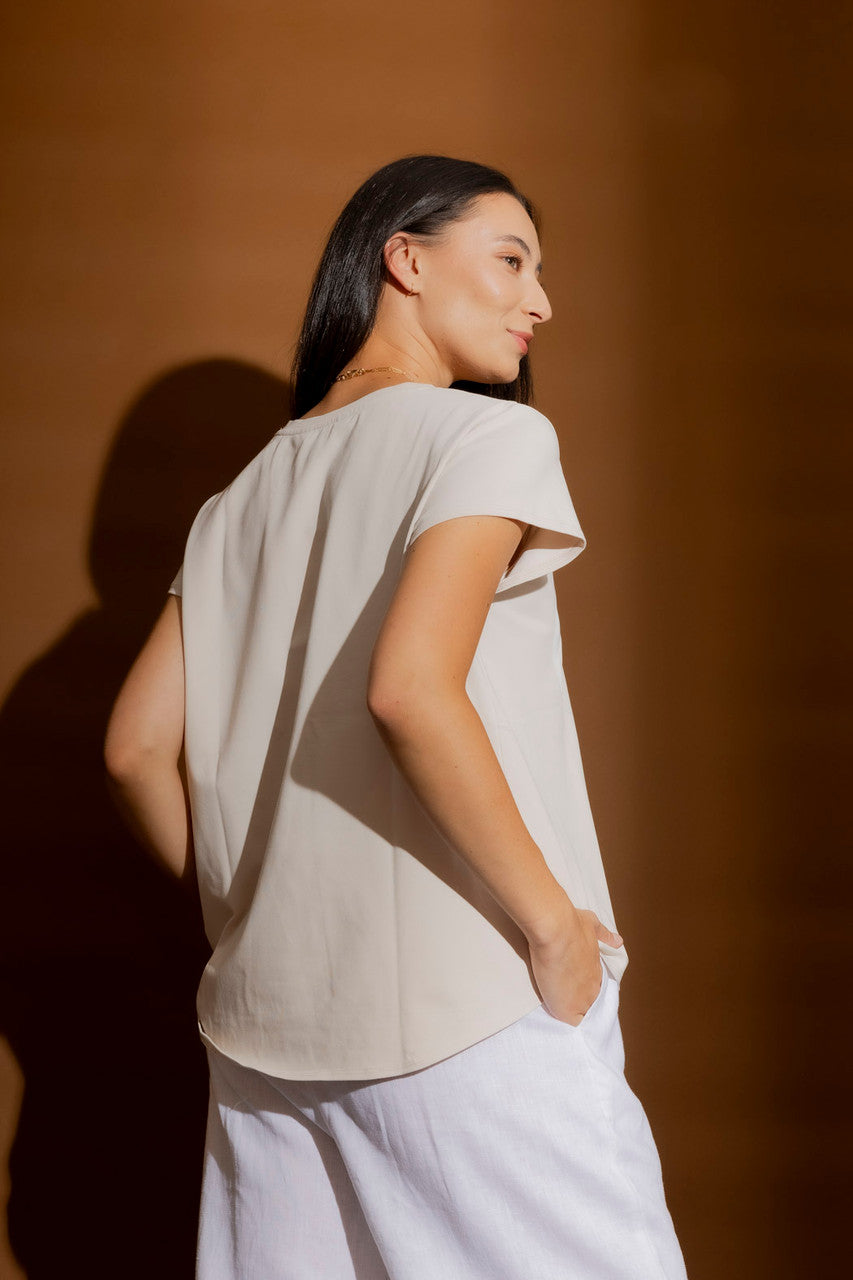 Putty Washed Handbag T-Shirt