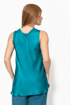 Teal Glow Bias Cami