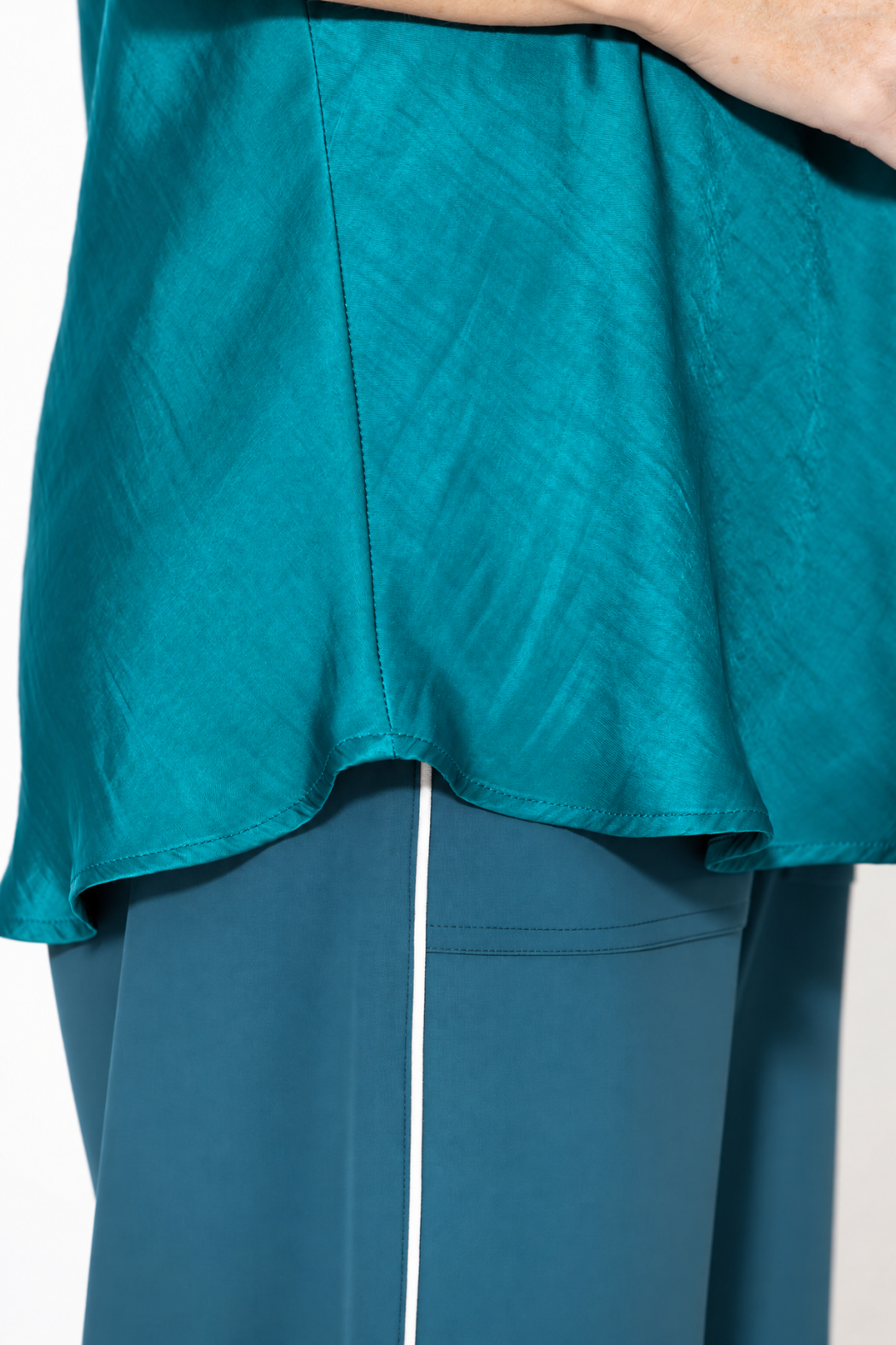 Teal Glow Bias Cami